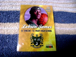 2002 LeBron James Rookie Card St. Mary’s High School Gold PHENOM RC NICE - Picture 1 of 4