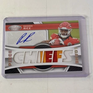 Rashee Rice Chiefs 2023 Certified Panini Auto Patch #PGS-RR /25 RC - Picture 1 of 7