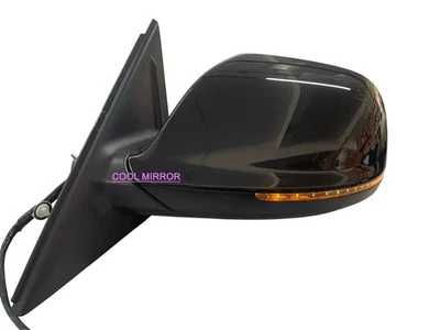 For BLACK Audi Q5 Driver Side Mirror 09-16  W/Lane Assist Power Fold Heated LH Foto 1 de 4