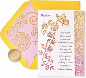 Papyrus Birthday Card for Daughter (Truly Wonderful Daughter) - Picture 1 of 12