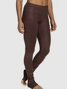 Alo Yoga Damen-Leggings braun Idol gerafft Größe Small - Bild 1 von 7