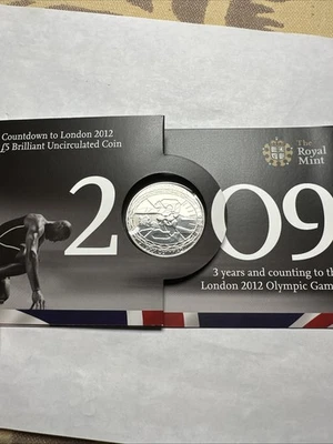 2009 Royal Mint UK Countdown to London 2012 Uncirculated £5 Coin - Image 1 of 4