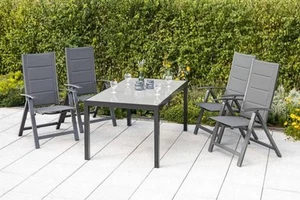 MX Gartenmöbel Esstischgruppe Florenz Balkonmöbel Terrassenmöbel Esstisch Sessel - Bild 1 von 3