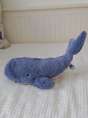 Jellycat Wally The Whale Medium Size Retired Plush - Image 1 of 4
