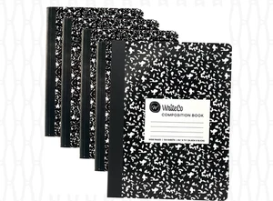Kompositionsnotizbuch breit liniert 100 Blatt 5er Pack - Bild 1 von 2