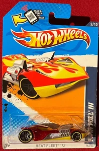 HOT WHEELS HEAT FLEET TWIN MILL III RED WITH FLAMES 152/247.SEE COMBINED OFFERS! - Picture 1 of 1