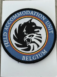 Belgium Field Accommodation Unit Patch - Picture 1 of 2