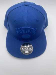 New Ultra Game New York Knicks NBA Official Snapback Adjustable Hat/Cap Blue $30 - Picture 1 of 5