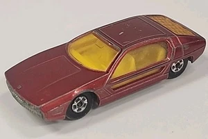 Matchbox Lesney Series 1-75 Vintage Lamborghini Marzal MB20 Maroon England 1969 - Picture 1 of 8