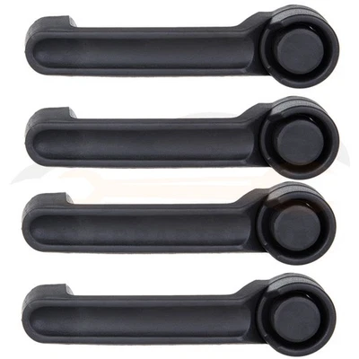 4 Pcs Black Exterior Door Handles For 2007-2017 Jeep Wrangler Fits 80614 Foto 1 de 4