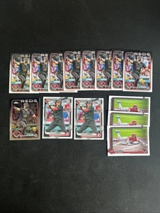 Spencer Steer 14 Card MLB Baseball Trading Card Lot Cincinnati Reds - Picture 1 of 10