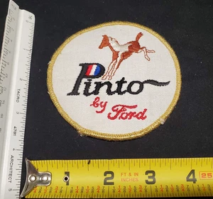 Ford Pinto Horse Colt American Flag Vintage Patch Emblem Logo - Picture 1 of 2