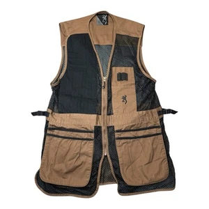Browning Reactar G3 Shooting Vest XL Brown Mesh Clay Hunting Range Gear - Picture 1 of 12