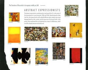 SC# 4444 - 2010 - 44¢ Abstract Expressionists - Mint NH Sheet of 10 Stamps - Picture 1 of 1