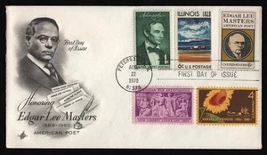#1405 6c Edgar Lee Masters-Combo, Artesanía FDC **CUALQUIER 5 = ENVÍO GRATUITO** - Imagen 1 de 1