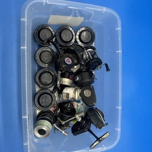 Vintage Angelrollen Konvolut Mitchell, Shimano, Spulen & mehr  - Bild 1 von 1