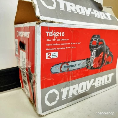 OB-Troy-Bilt TB4216 42cc 16 In. Gas Chainsaw 41AY4216766 - Image 1 of 4