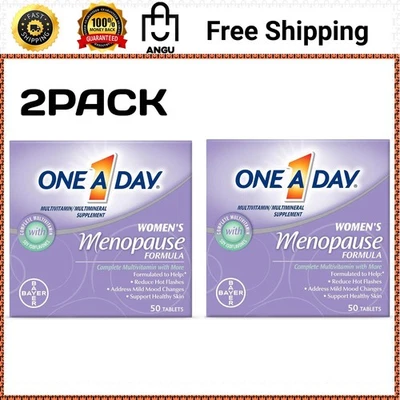 Fórmula multivitamínica One-A-Day para mujer menopausia, 100 comprimidos  Foto 1 de 4