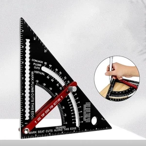 Vierkant Sparren Rahmen Quadrat Layout Werkzeug Aluminium Holzbearbeitung Messwerkzeug - Bild 1 von 8