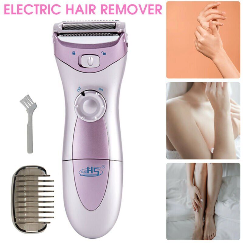 Women's Electric Shaver Wet Dry Legs Body Hair Remover Battery Lady Shaver New