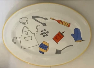 "Plato de gres Grilling Days de Ursula Dodge de 14""" - Imagen 1 de 7