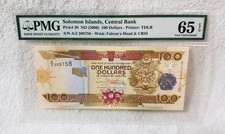 ND 2006 Solomon Islands, Central Bank Pick# 30 $100 Dollars PMG 65 EPQ 