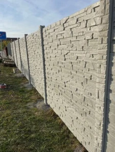 Betonzaun aus Polen 1m inkl. Lieferung & Montage | Sichtschutz 2m | Lärmschutz - Bild 1 von 24