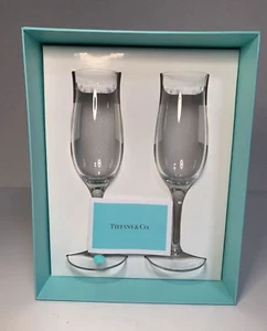 TIFFANY&Co Swing champagne glass pair set with BOX - Picture 1 of 3
