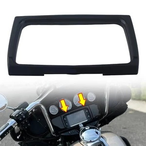 Black Radio Trim Stereo Accent For Harley Street Tri Glide Ultra Limited 2014-23 - Picture 1 of 10