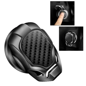 Car Ignition Cover Cap 1-Key Start Stop Button-Engine Decor Ring Trim Universal - Picture 1 of 9