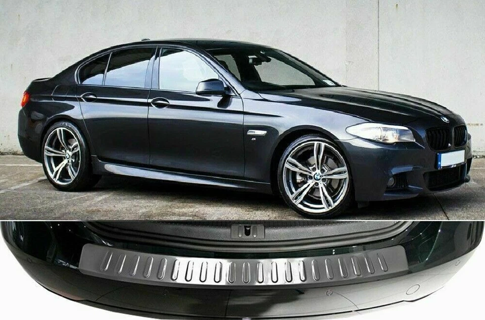 BMW 5 Series F10 SD 2010-2016 Chrome Rear Bumper Protector Scratch... - Image 1 of 1