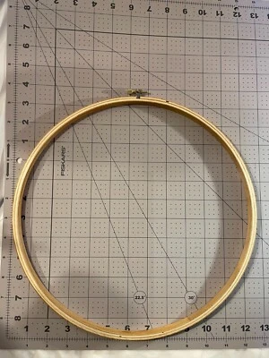 Lot of Two 2 12" embroidery hoops - Image 1 of 2