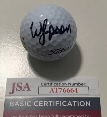 Pelota de golf Masters Webb Simpson 2025 firmada autografiada logotipo de Masters JSA AT76664 Foto 1 de 4