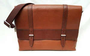 BNWT Fossil Kent Messenger Bag (Cognac) RRP £279 - Picture 1 of 8