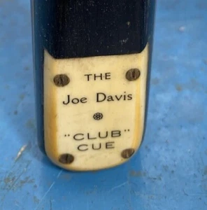 Taco de billar The Joe Davis “Club Cue” con estuche metálico original RARO - Imagen 1 de 11