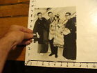 Vintage MARIONETTE & PUPPET Photo: MAN W/ GEISHA PUPPET NEXT TO JAPAN AIR LINES