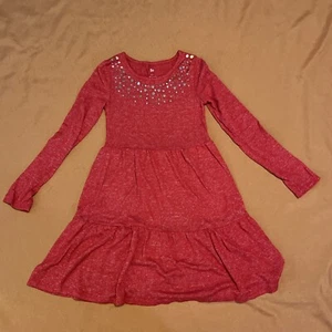 So Dress Girls Medium (8) Red Long Sleeve Fashion Forward Buy - Picture 1 of 8