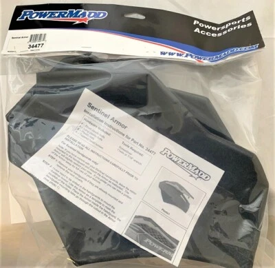 Juego de 2 extensiones de guardamanos PowerMadd 34477 armadura centinela negra   Foto 1 de 4