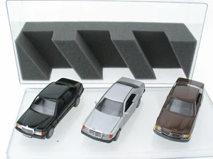 3x Mercedes-Benz - Cursor 1182, NZG 282, Conrad 1504  SEC 300 CE 190 - 1:35 W201 - Bild 1 von 9