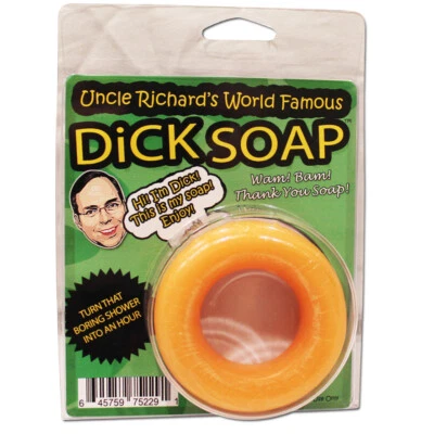 GEARS OUT Uncle Richard's Dick Soap for Men - Funny Stocking Stuffer - Fun Gag Gifts