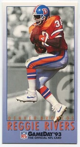 1993 GameDay #232 Reggie Rivers Denver Broncos - Picture 1 of 2