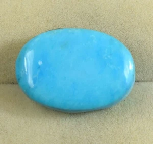 Natürlicher Arizona Blau Türkis 22,70 Ct Oval Lose Edelstein Zertifiziert E5085 - Bild 1 von 9