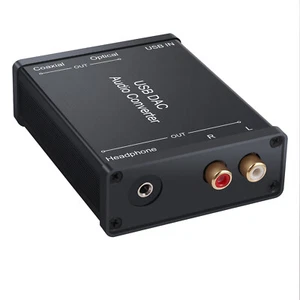 1 Pcs USB DAC Audio Converter 3.5mm Stereo Durable For Windows XP For Mac OS - X - Picture 1 of 12