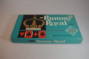 VTG Rummy Royal Whitman #4713 Table Size Plastic Game Sheet 1962