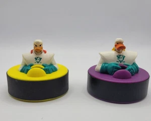 McDonalds Mighty Ducks Puck Vintage Happy Meal Spielzeug 2er Set - Bild 1 von 3