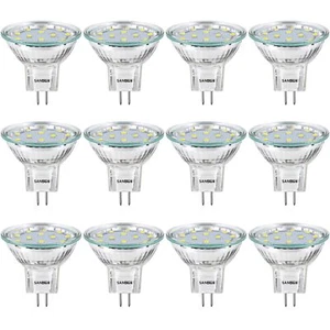 12-Pack 3W LED Bulbs MR11 Low Voltage Landscape and Track Lighting Replacement - Picture 1 of 7