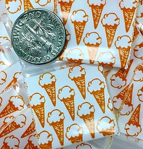 BaggiesSince1987 - 1010 ZipSeal DESIGN BAGS 1"X1" Ice Cream 100PCS , 👀Details🔽 - Picture 1 of 15