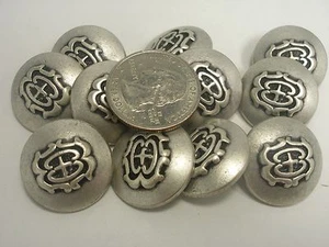 Nuovi lotti di bottoni in metallo argentato, blazer, cappotto taglia: 7/8 #SQ - Foto 1 di 8