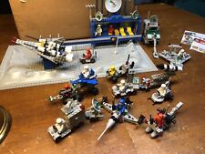 Lego Space Set Lot Used AS IS.  Toys And Instructions + Big Book With Sticker