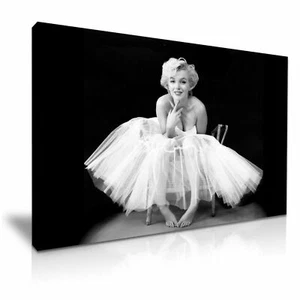 Marilyn Monroe-Ballerina Icon Leinwand Wandkunst Bilddruck ~ 9 Größen zur Auswahl - Bild 1 von 13